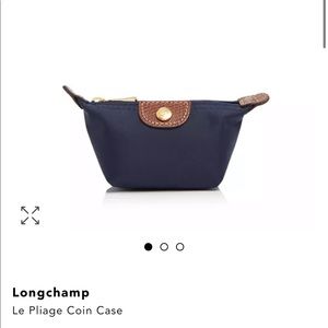 Longchamp navy coin purse